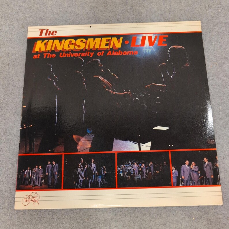 The Kingsmen Live at The University of Alabama Vinyl LP Heart Warming R3816 1983 image 1