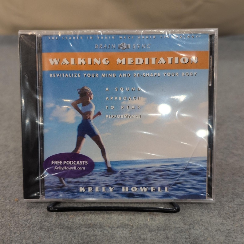 Kelly Howell Walking Meditation Brain Sync Audio CD New Sealed 1-881451-80-1 NOS image 1