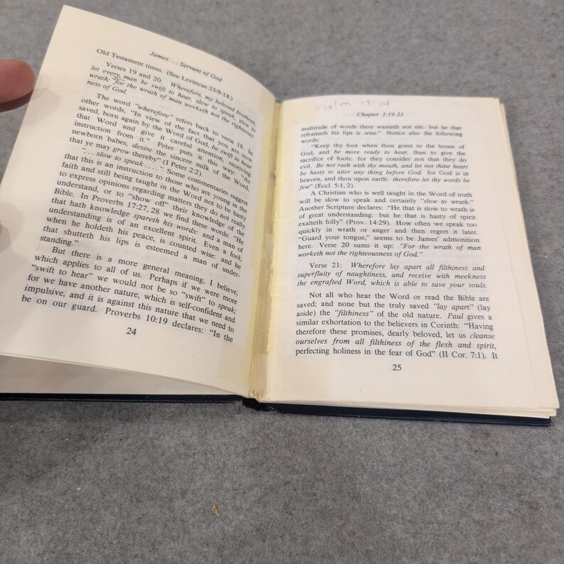 James ... Diener Gottes Dr. Oliver B Greene 1985 Erster Druck Hardcover-Buch Bild 5