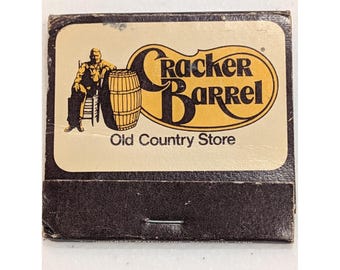 Cracker Barrel Old Country Store Matchbook Vintage Advertising Souvenir