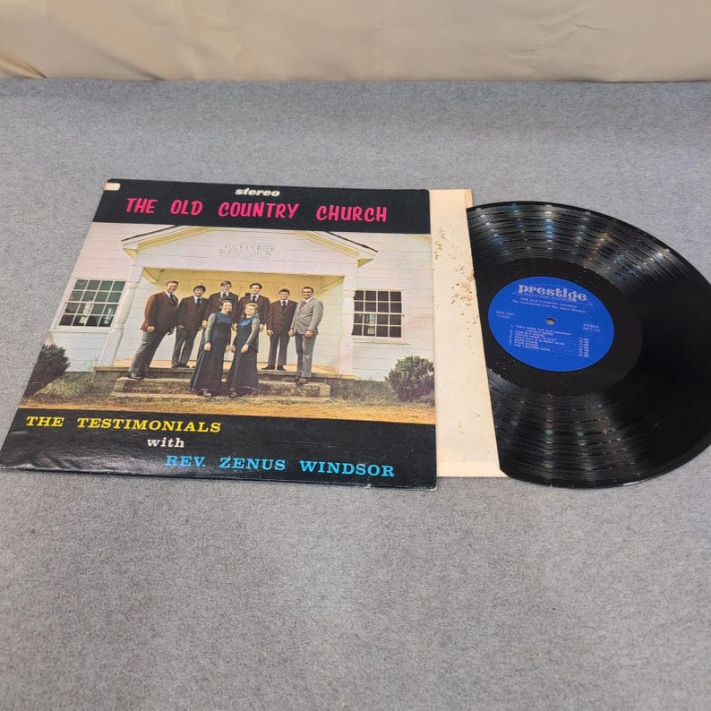 The Testimonials Rev Zenus Windsor The Old Country Church Vinyl LP Record Stereo image 3