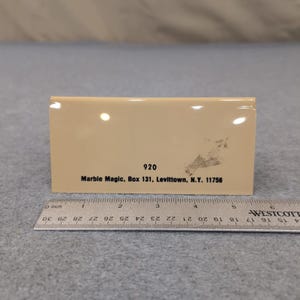 Vintage Serenity Prayer Table Tent Marble Magic Box 131 Levittown image 3