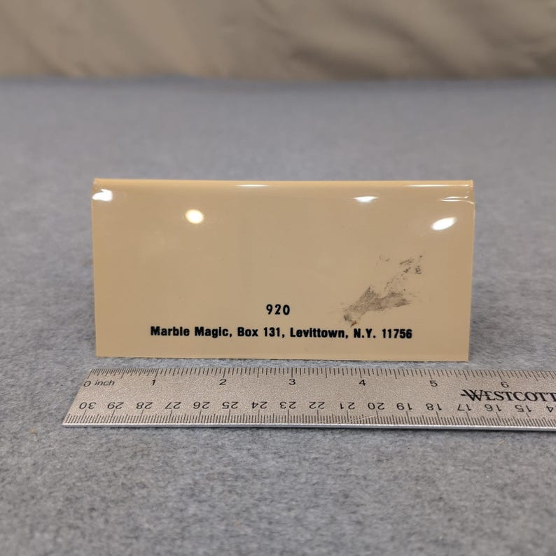 Vintage Serenity Prayer Table Tent Marble Magic Box 131 Levittown image 3