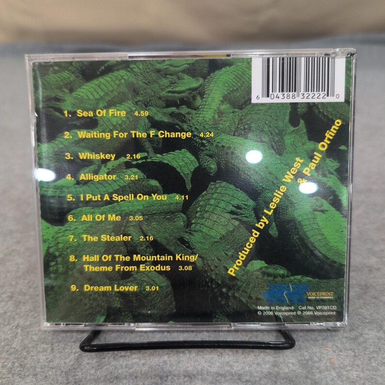 Leslie West Alligator CD 2006 Voiceprint VP381CD Blues Rock Mountain Guitarist image 2