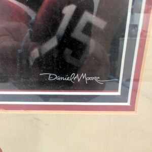 Daniel A Moore Bear Bryant Alabama Crimson Tide Framed Art Print Commemorative image 3