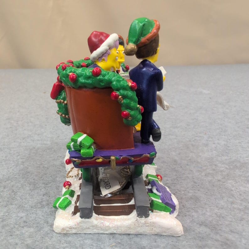 The Simpsons Holiday Payola Christmas Express Collection Fat Tony Figurine 2005 image 2