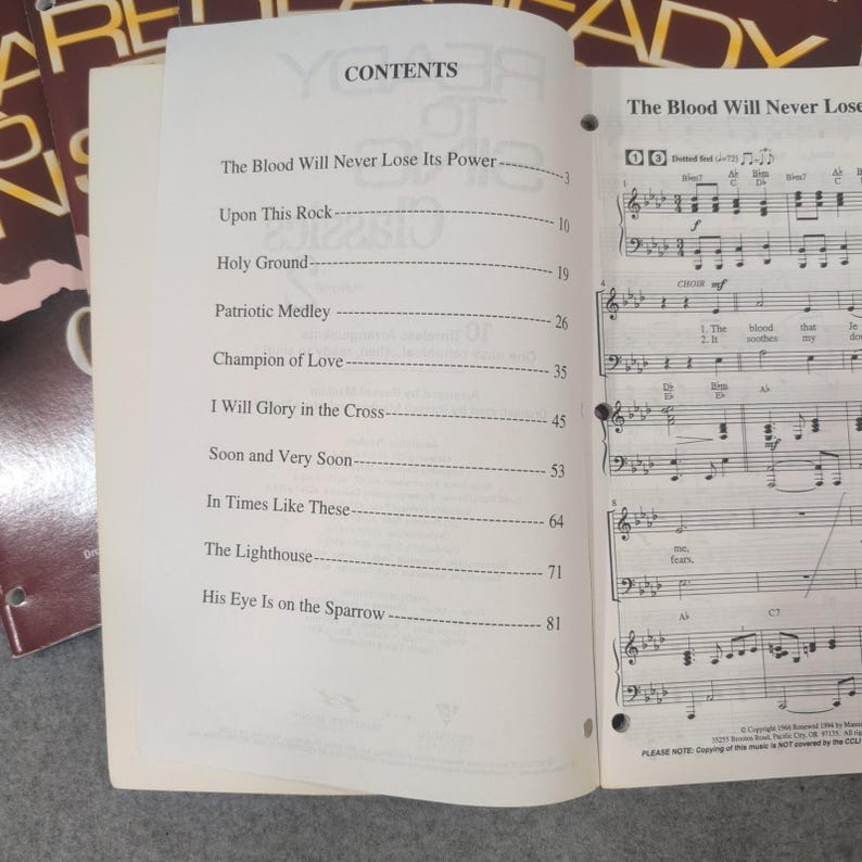 Ready to Sing Classics Volume 2 SATB Choral Music 5 Book Lot Russell Mauldin image 3