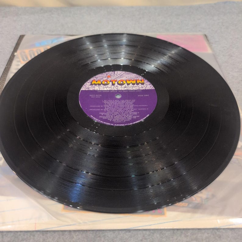 The Good Girls All For Your Love Vinilo LP Motown 1989 MOT-6278 New Jack Swing imagen 5