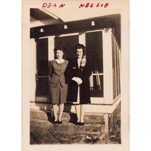 Vintage 1943-45 Personal Photo Lot of 5 - People from Eufaula, Alabama image 7