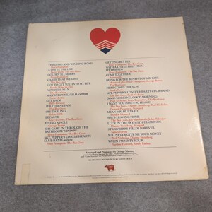 Sgt Peppers Lonely Hearts Club Band Bande originale du film 2LP Peter Frampton Bee Gees image 3