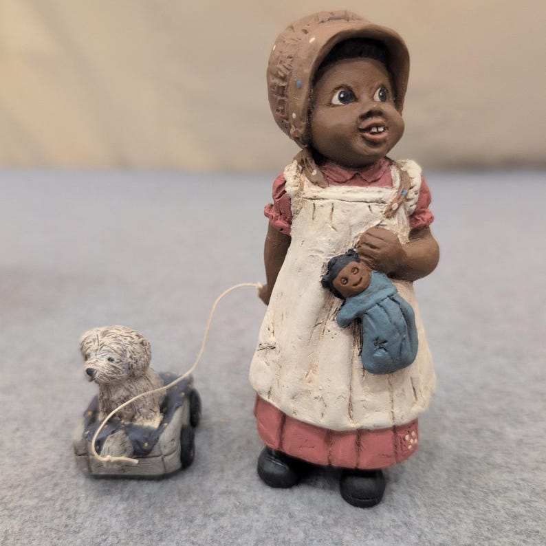 Martha Holcombe All God's Children Bonnie and Buttons Figurine 1502 Edition 62 image 1