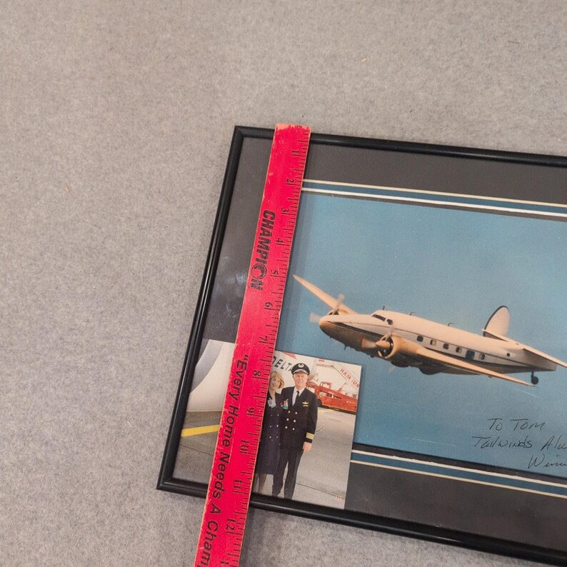 Lockheed 18-56 Lodestar N631LS Framed Photo Inscribed + Delta Air Lines Captain image 7
