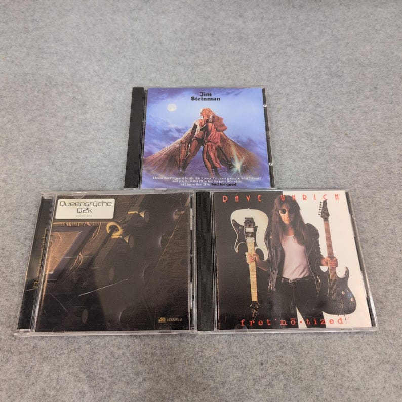 Prog Theatrical Rock CD Lot Jim Steinman Queensryche Q2K Dave Uhrich Fretnotized image 1