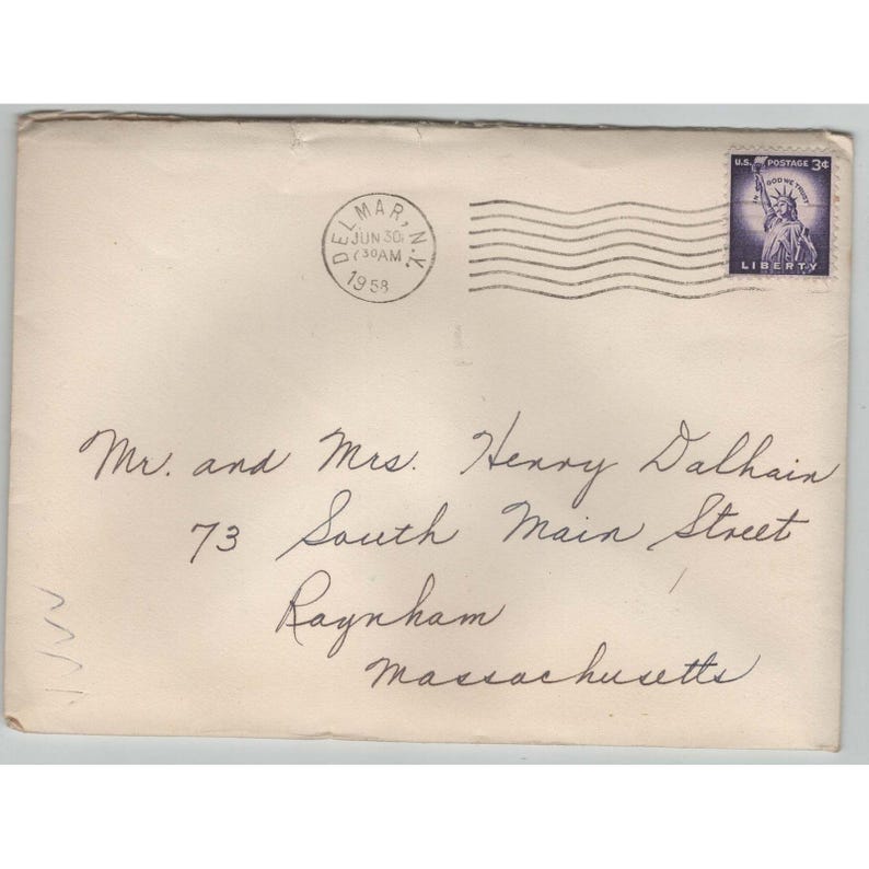 Konvolut von 13 Vintage-Briefumschlägen mit Poststempeln aus Sarasota, Florida, aus den 1950er- bis 1980er-Jahren Bild 7