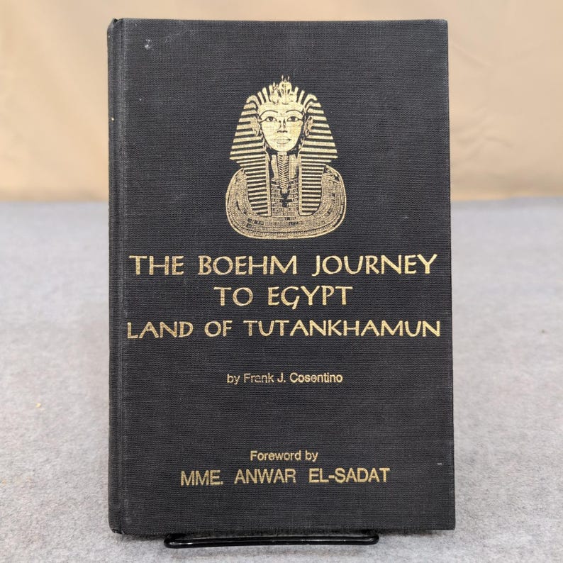 The Boehm Journey to Egypt Land of Tutankhamun Hardcover Book Frank J Cosentino image 1