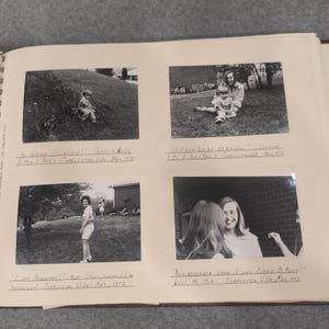 Vintage album uit 1972-1973 van de familie Harrington uit Charleston, West Virginia, van kolonel Patricia Harrington van de Amerikaanse luchtmacht. afbeelding 7