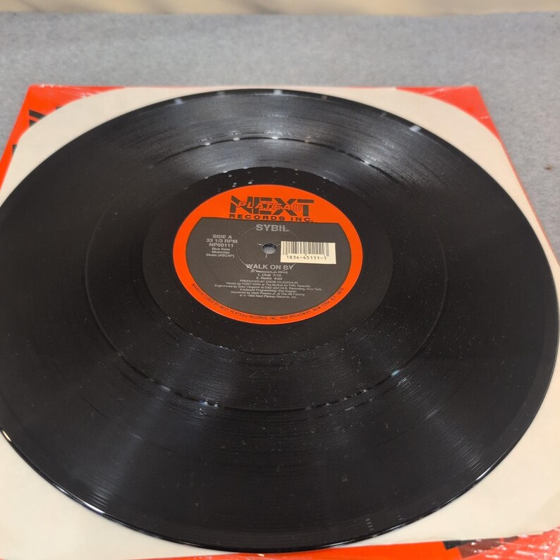 Sybil Walk On By 12" Vinyl Single 1989 Next Plateau NP50111 UK Remix VG+ zdjęcie 4