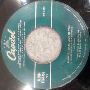 Frank Sinatra High Society Obertura ¿Te importa si te hago el amor? 45 RPM EDM-750 imagen 1