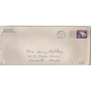 Konvolut von 13 Vintage-Briefumschlägen mit Poststempeln aus Sarasota, Florida, aus den 1950er- bis 1980er-Jahren Bild 8