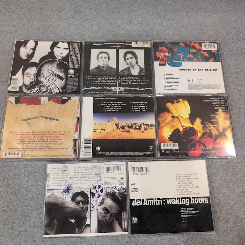 Lotto di 8 CD British Antipodean Alt Rock Stone Roses Midnight Oil XTC Del Amitri immagine 2