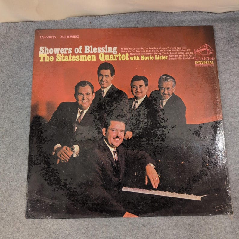 The Statemen Quartet Showers of Blessing Vinyl LP RCA LSP-3815 1967 Bild 1