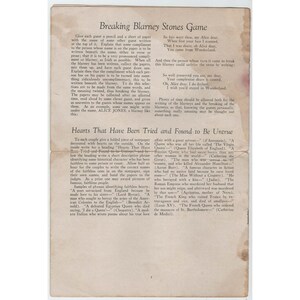 Vintage Good Housekeeping The Art and Etiquette of Entertaining Games Booklet image 2