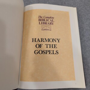 The Complete Biblical Library Harmony of the Gospels Hardcover Thoralf Gilbrant image 2