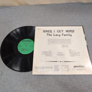 The Lacy Family When I Get Home Gospel Vinyl LP Prestige Productions PP-77-127 image 2