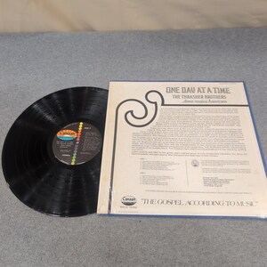 The Thrasher Brothers One Day At A Time Vinyl LP Canaan CAS-9748-LP Gospel 1974 image 2