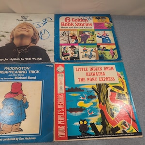 ヴィンテージ子供向けレコードセット パディントン ババール ゴールデンブックス LP 6枚組 画像 3