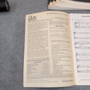 Lot of 7 The Choir Herald March April 1996 Vol 99 No 4 Choral Sheet Music image 2