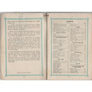 Antique 1912 New Perfection Cook-Book Oil Stove Recipes Cleveland Foundry image 3