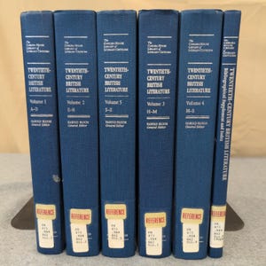 Twentieth-Century British Literature Harold Bloom Chelsea House 6 Vol Set 1985 image 1
