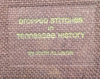 Fehlende Stiche in der Geschichte Tennessees von John Allison, 1897, Hardcover