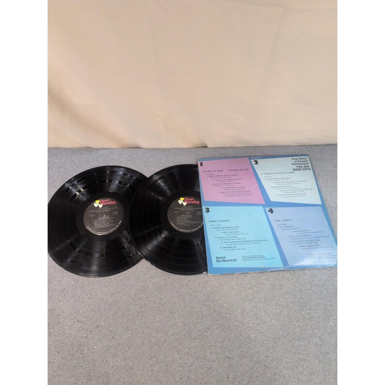 The Oak Ridge Boys Super Gospel 2 LP Vinyl Set Heart Warming Records R3320 image 3
