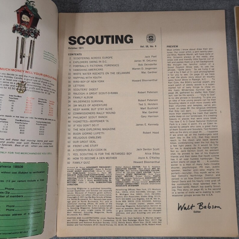Scouting Magazine Collection Lot of 6 Vintage Issues 1970s image 3