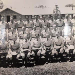 1937 Vtg Fort Bliss Texas US Army Company B Panoramic Photo 82nd Reg 2nd Btn image 9