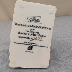 The Simpsons Christmas Express McBain Action Figure Giveaway Figurine 2005 0301 image 5