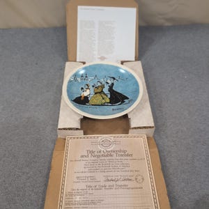 Norman Rockwell When in Rome Limited Edition Collector Plate Newell Pottery image 2
