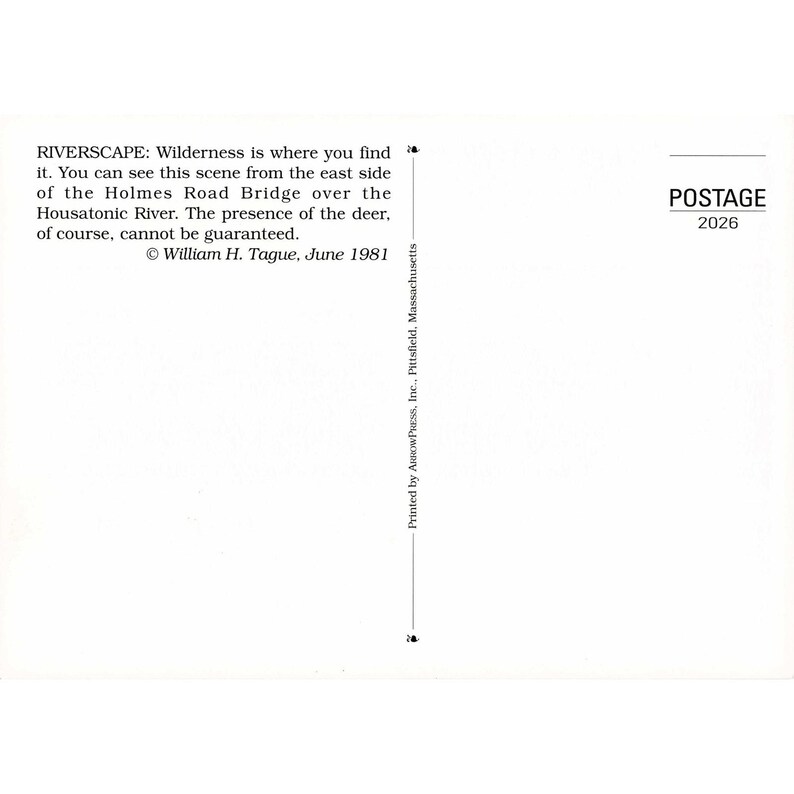 William H Tague, juego de 15 postales, Berkshires, Tanglewood, Leonard Bernstein, Naturaleza imagen 6