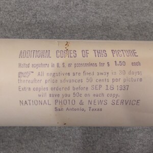 1937 Vtg Fort Bliss Texas US Army Company B Panoramic Photo 82nd Reg 2nd Btn image 12