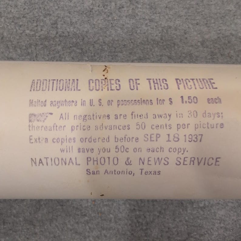 1937 Vtg Fort Bliss Texas US Army Company B Panoramic Photo 82nd Reg 2nd Btn image 12