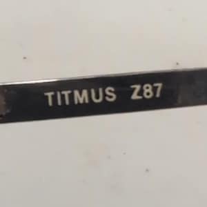 Vintage Titmus TOR Z87 Eyeglasses Frames Tortoise Gold Tone Classic Style Safety image 5