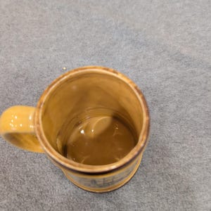 Alabama Space and Rocket Center Mug Yellow Ceramic Rocket Ship Graphic Souvenir image 4
