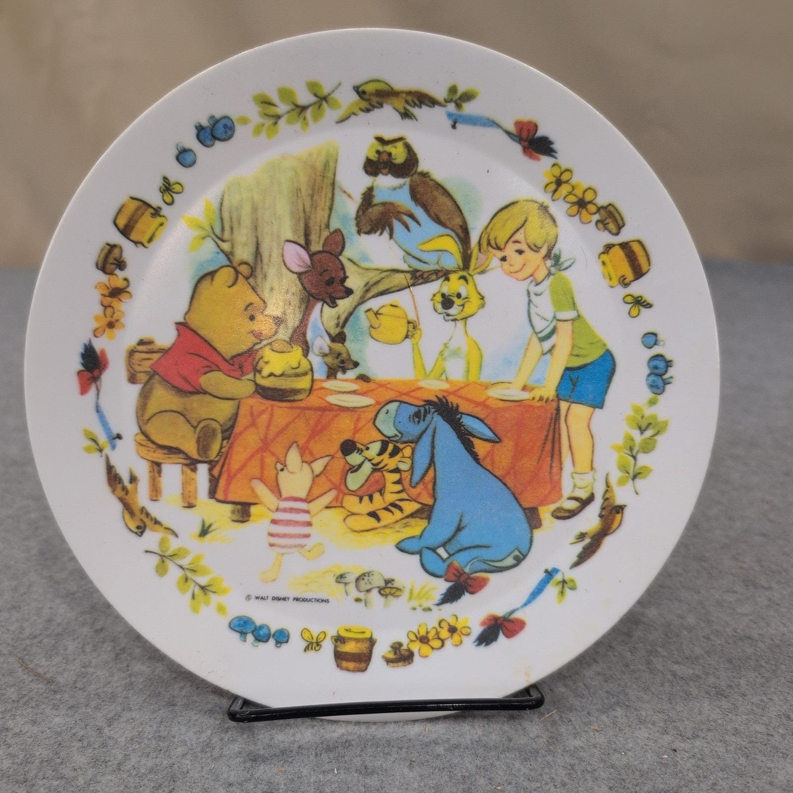 Winnie the Pooh Melamine Plate - Etsy