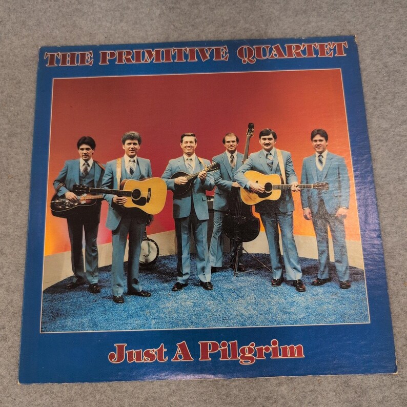 The Primitive Quartet Just A Pilgrim Vinyl LP Bluegrass Gospel Dawn Records image 1