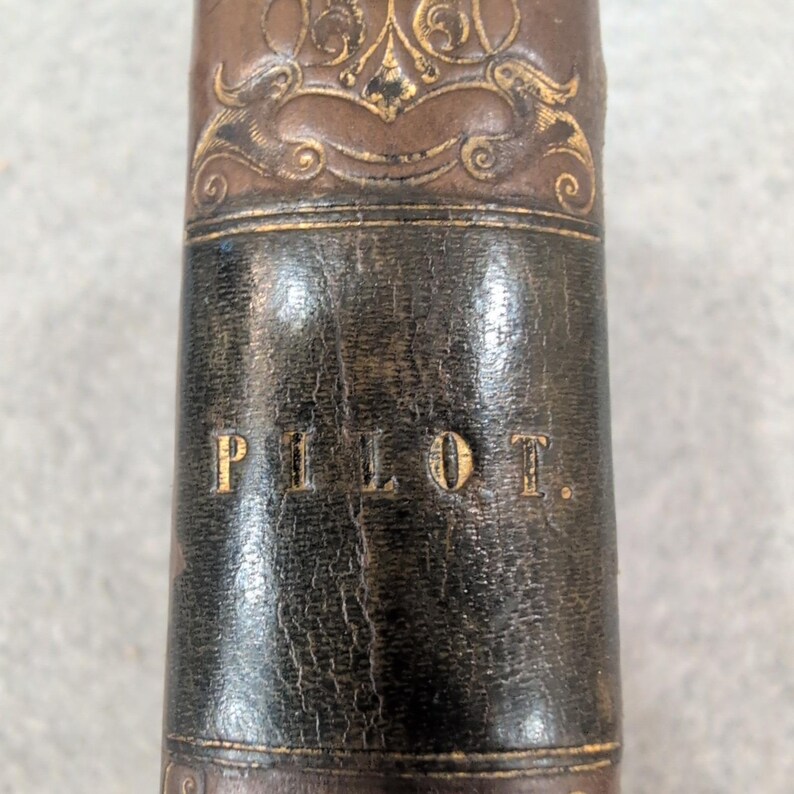 1834 The Pilot A Tale of the Sea J.F. Cooper London Richard Bentley Hardcover image 1