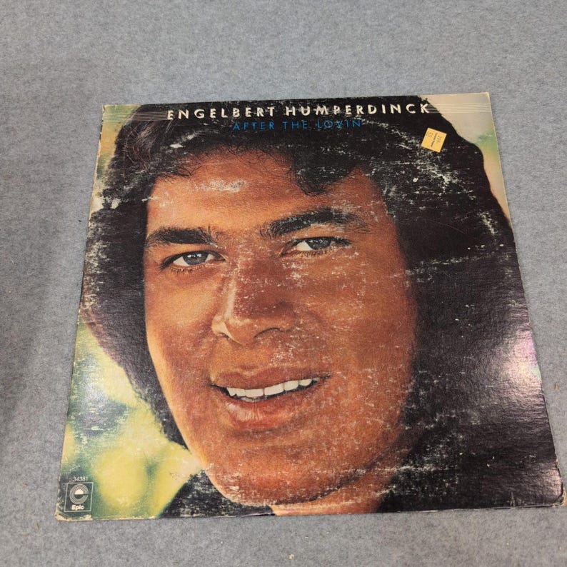 Engelbert Humperdinck After the Lovin Vinyl LP 1976 Epic Records 34381 Pop Vocal image 1