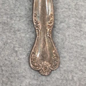 Rogers & Bro. Reinforced Plate Serving Fork Silver Tone Ornate Handle image 3