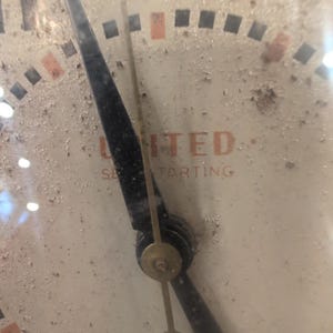 Vintage United Clock Corp Model 46 Electric Wall Clock Brooklyn NY Made in USA image 5
